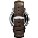 Emporio Armani Valente AR1634 Champagne Dial Brown Leather Watch