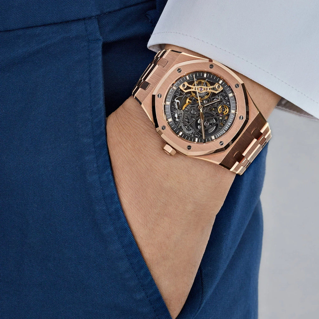 Audemars-piguet - royal oak double balance wheel - Gold