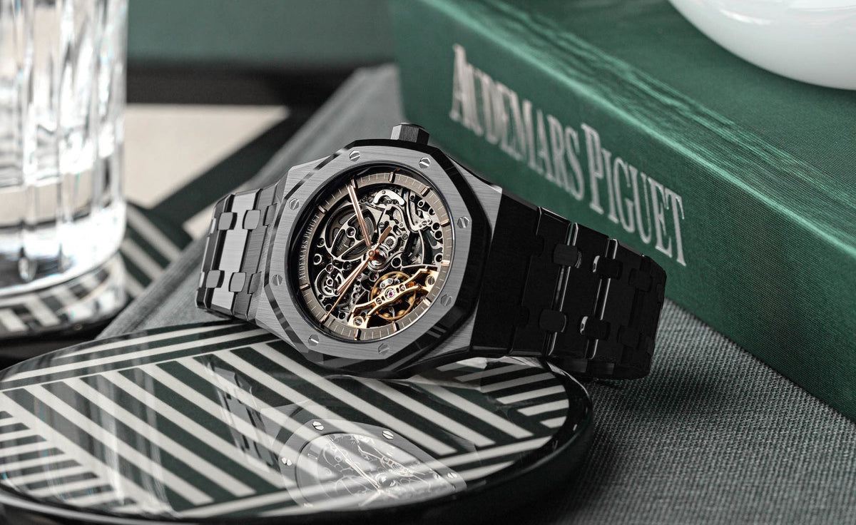 Audemars-piguet - royal oak double balance wheel - Black