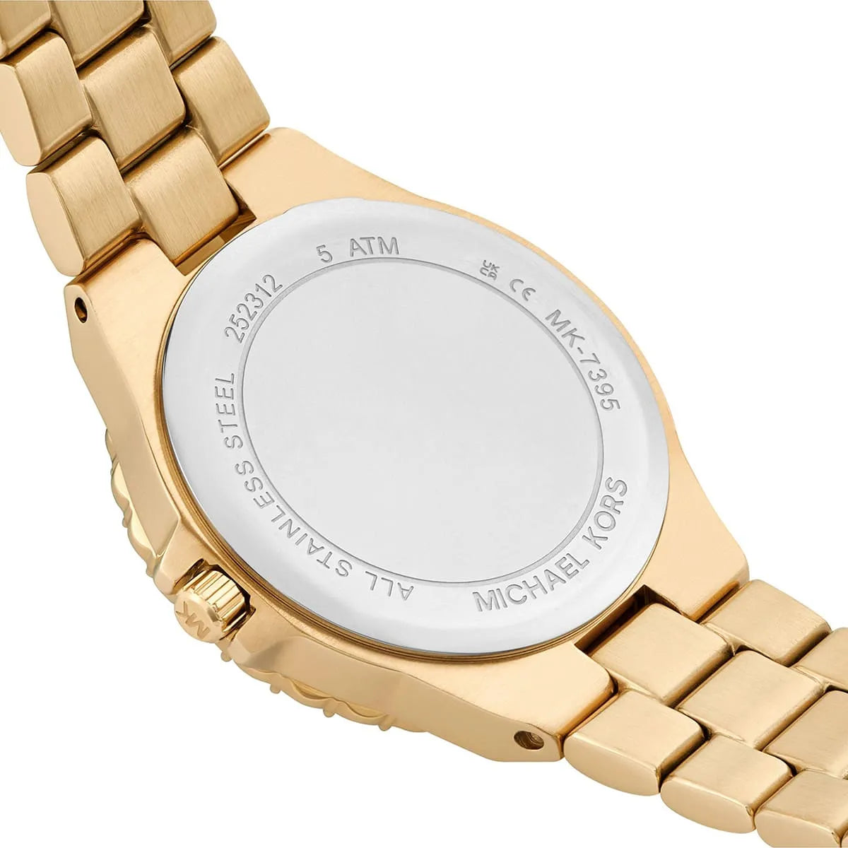 Michael Kors Lennox MK7395 Gold-Tone Watch with Emerald Green Dial
