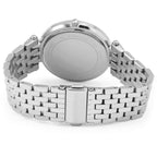 Michael Kors Darci MK3190 Silver-Tone Watch with Crystal Bezel and Silver Dial