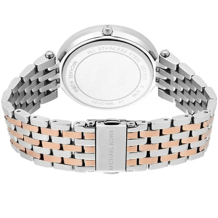 Michael Kors Darci MK3726 Two-Tone Watch with Rose Gold Celestial Star Dial