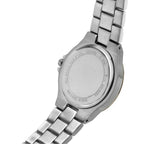 Michael Kors Lennox MK6989 Two-Tone Watch with Crystal Bezel and Silver Dial