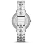 Fossil Jacqueline ES3433 Three-Hand Silver-Tone Stainless Steel Women's Watch