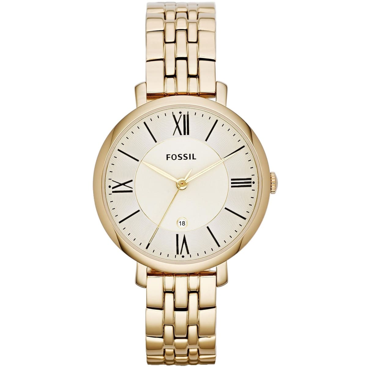 Fossil Jacqueline ES3434 Three-Hand Gold-Tone Stainless Steel Women's Watch