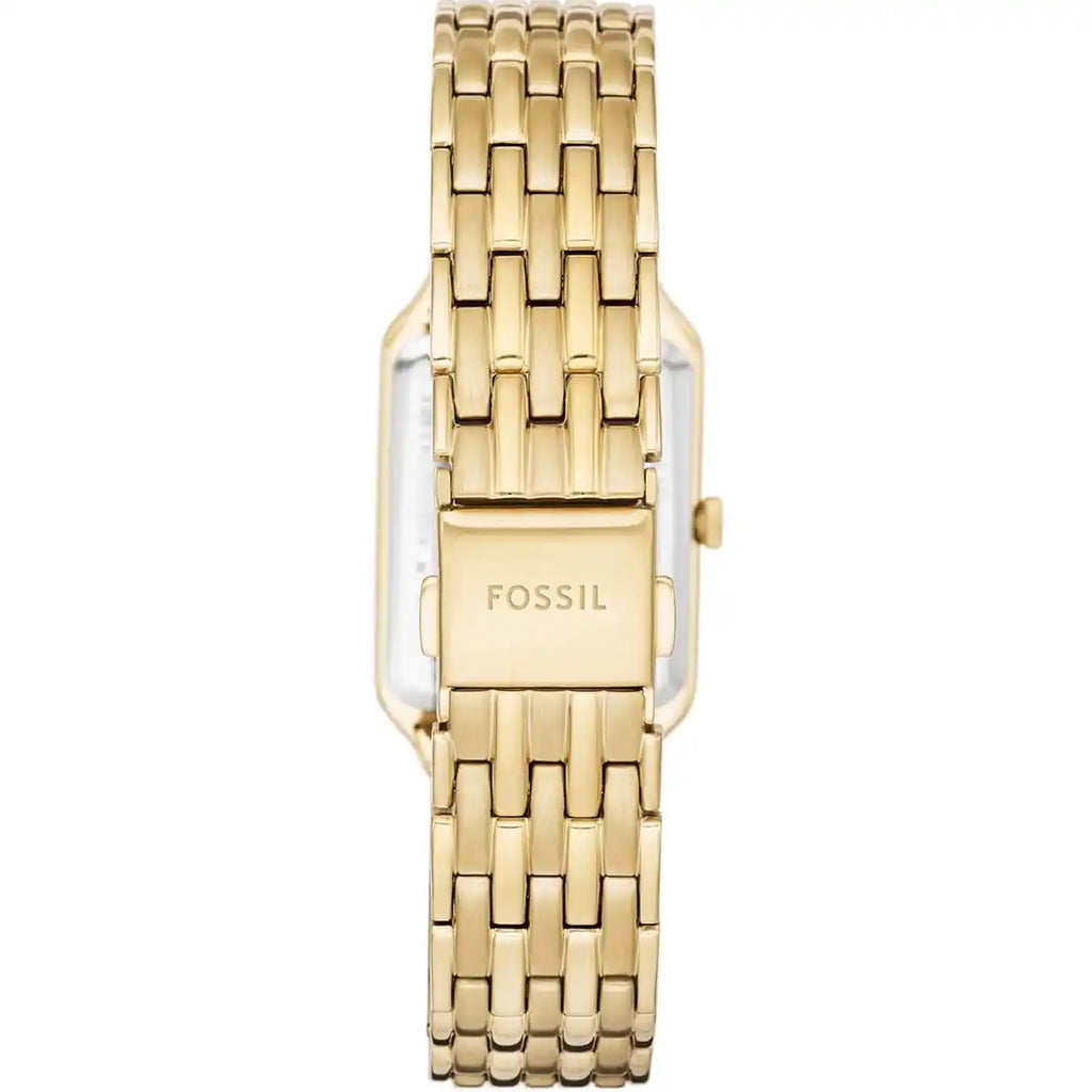 Fossil Raquel Three-Hand Date Gold-Tone Stainless Steel Watch - ES5220