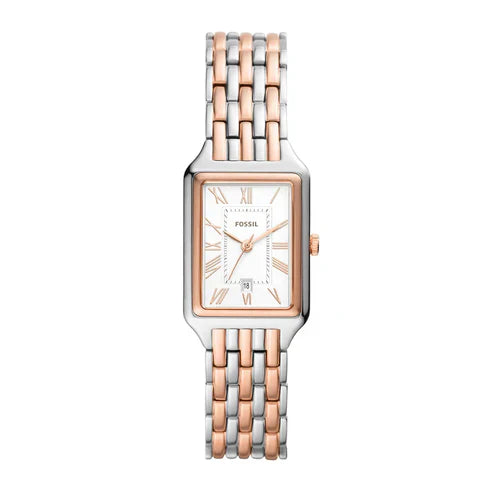 Fossil Raquel ES5222 Three-Hand Two-Tone Stainless Steel Women's Watch