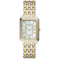 Fossil Raquel ES5305 Three-Hand Mother of Pearl Two-Tone Stainless Steel Women's Watch