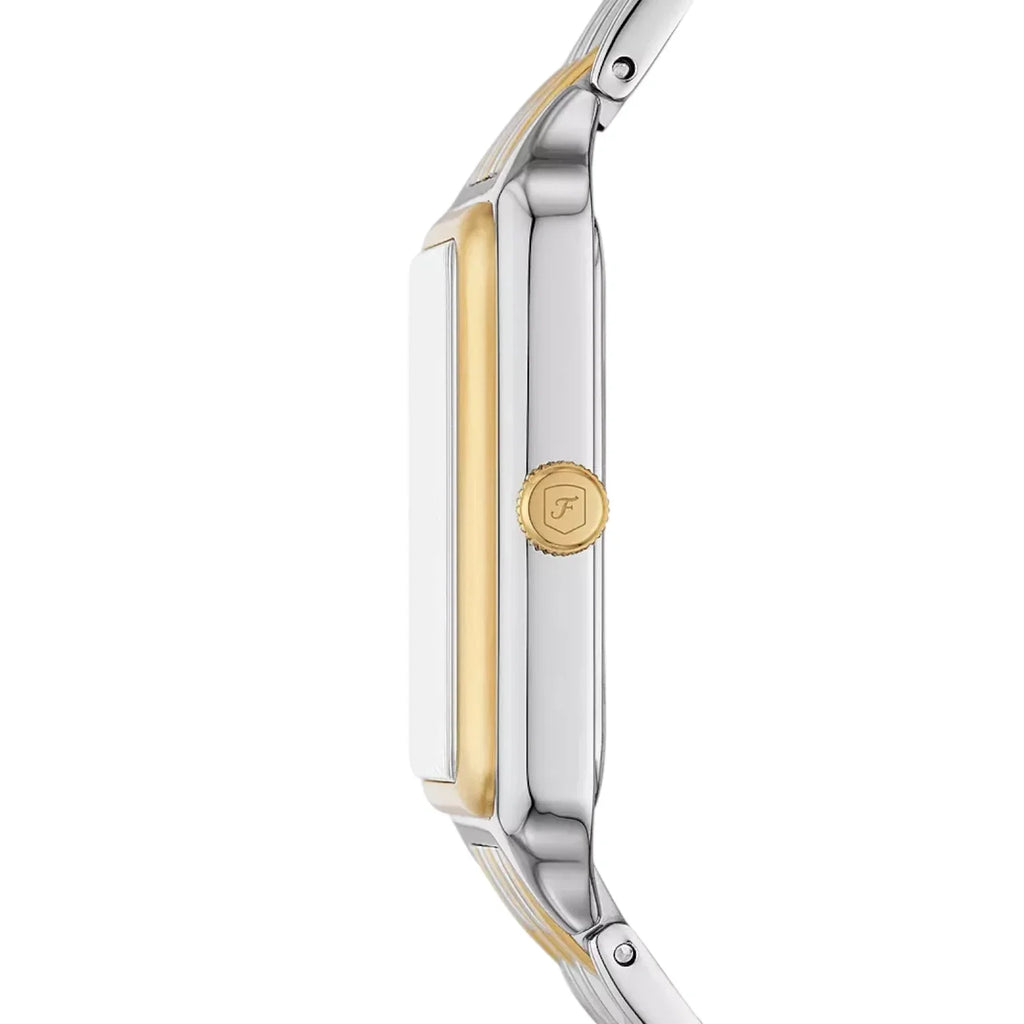 Fossil Raquel ES5305 Three-Hand Mother of Pearl Two-Tone Stainless Steel Women's Watch