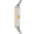 Fossil Raquel ES5305 Three-Hand Mother of Pearl Two-Tone Stainless Steel Women's Watch