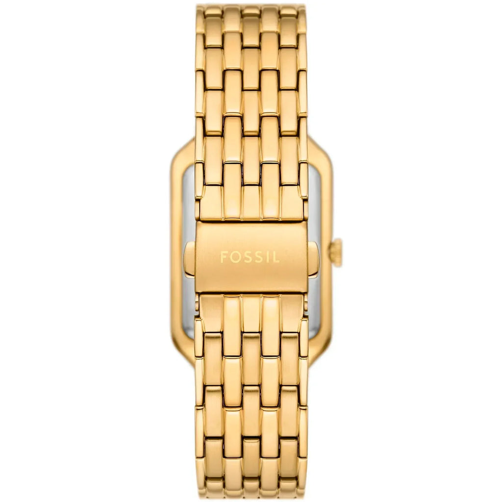 Fossil Raquel ES5341 Three-Hand Green Dial Gold-Tone Stainless Steel Women's Watch