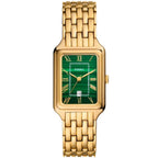 Fossil Raquel ES5341 Three-Hand Green Dial Gold-Tone Stainless Steel Women's Watch
