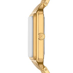 Fossil Raquel ES5341 Three-Hand Green Dial Gold-Tone Stainless Steel Women's Watch