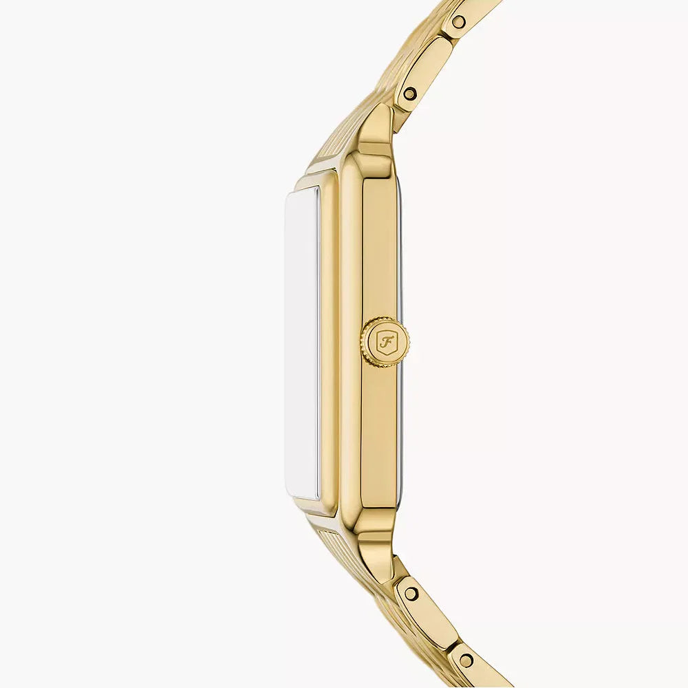 Fossil Raquel ES5398 Sun & Moon Mother of Pearl Gold-Tone Stainless Steel Women's Watch