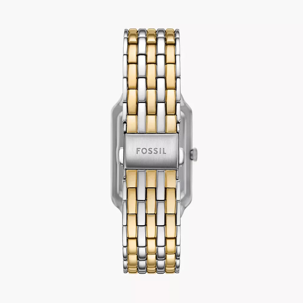 Fossil Raquel ES5399 Sun & Moon Mother of Pearl Two-Tone Stainless Steel Women's Watch