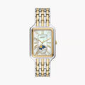 Fossil Raquel ES5399 Sun & Moon Mother of Pearl Two-Tone Stainless Steel Women's Watch