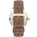 Michael Kors Liliane MK2973 Gold Watch with Yellow MK Logo Strap