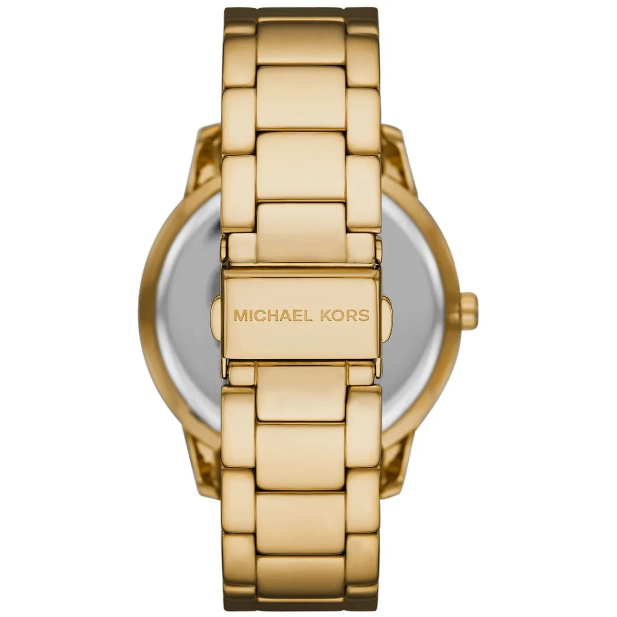 Michael Kors Tibby MK6879 Gold-Tone Watch with Crystal Bezel and MK Logo Dial