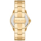 Michael Kors Brynn MK7317 Gold-Tone Watch with Oversized MK Logo Dial