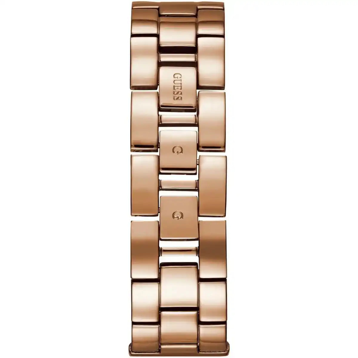 Guess Chelsea W0826L3 Rose Gold Mesh Bracelet Square Crystal Watch