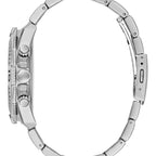 Guess Commander GW0056G1 Silver Tone Stainless Steel Black Dial Watch