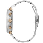 Guess Edge GW0539G1 Silver Stainless Steel Rose Gold Accents Watch