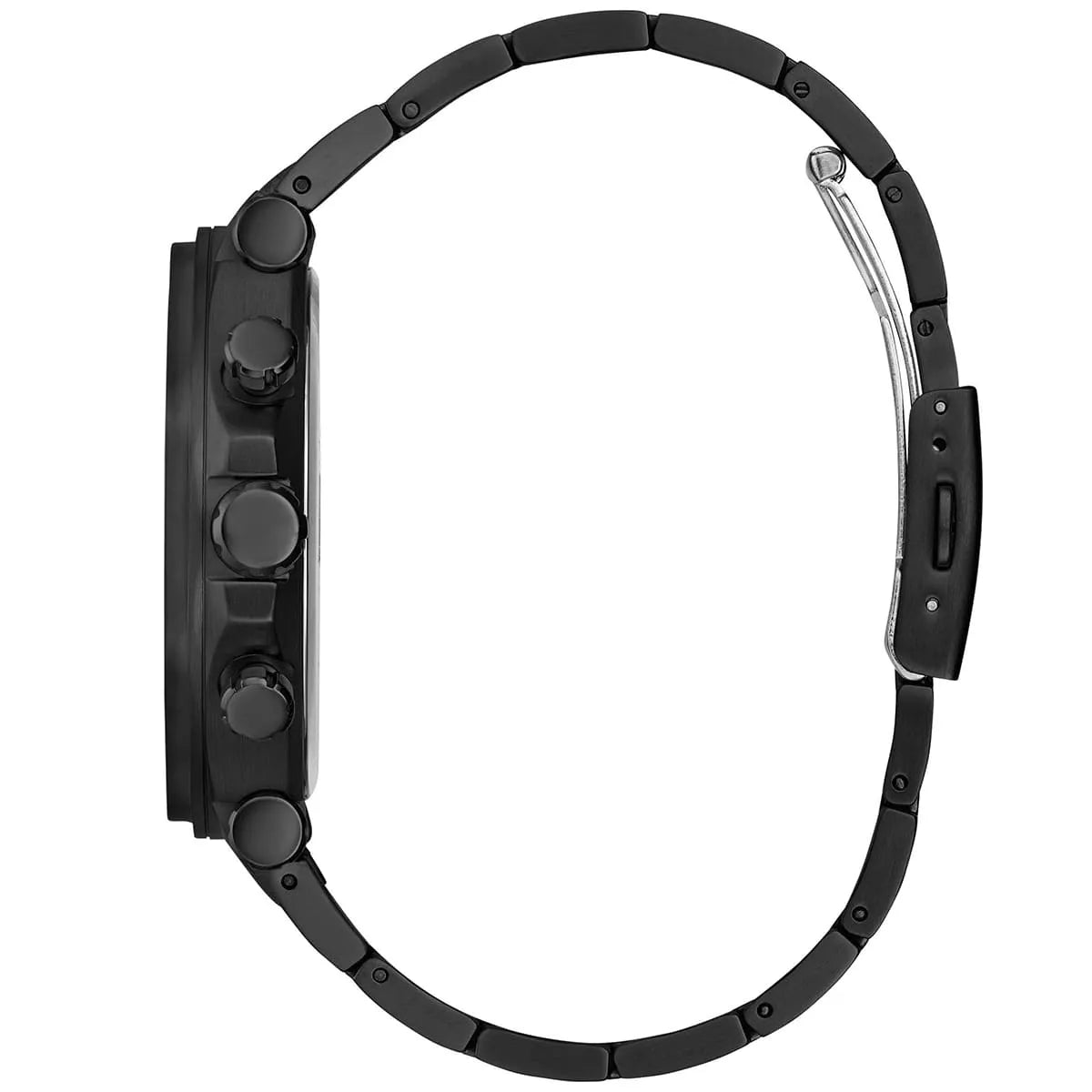 Guess Edge GW0539G3 Full Black Stainless Steel Geometric Case Watch