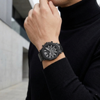 Guess Edge GW0539G3 Full Black Stainless Steel Geometric Case Watch