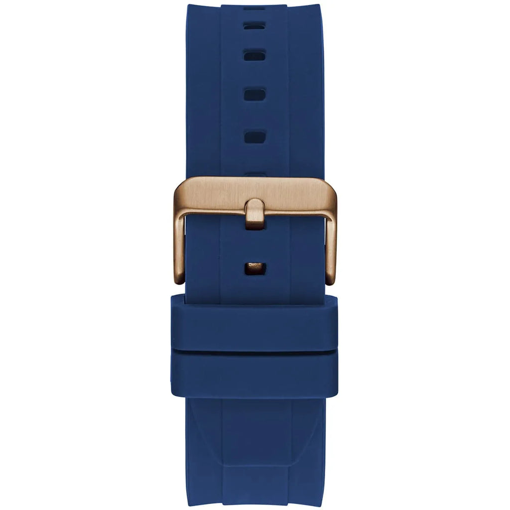 Guess Empire GW0583G3 Rose Gold Case Green Dial Blue Rubber Watch