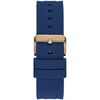 Guess Empire GW0583G3 Rose Gold Case Green Dial Blue Rubber Watch