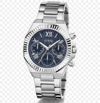 Guess Equality GW0769L1 40th Anniversary Silver Tone Denim Dial Ladies Watch