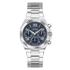 Guess Equality GW0769L1 40th Anniversary Silver Tone Denim Dial Ladies Watch