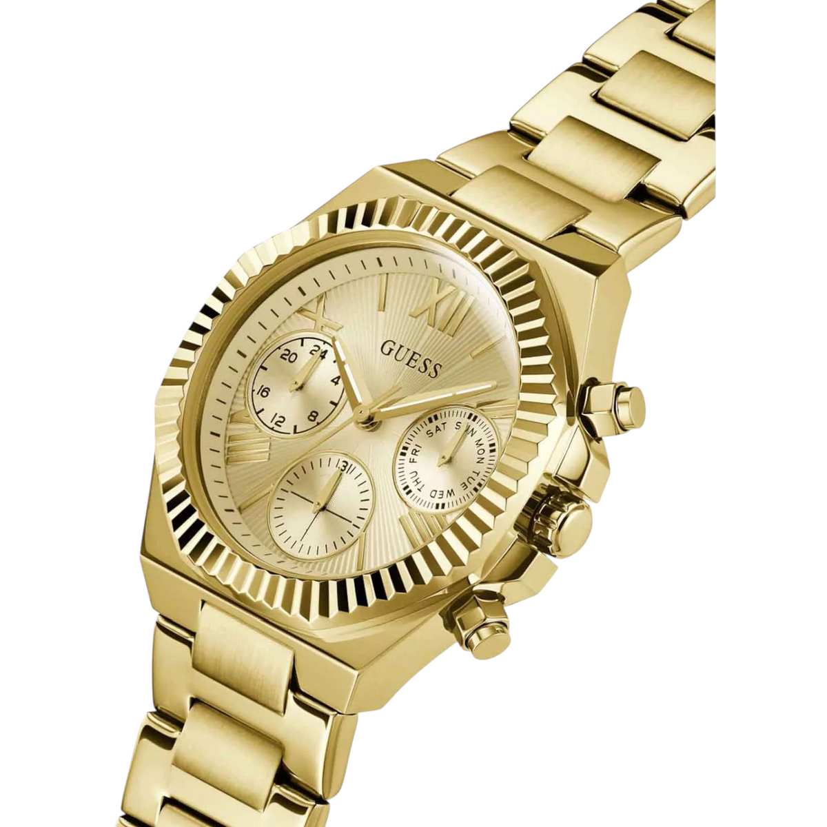 Guess Equality GW0769L2 Gold Tone Stainless Steel Gold Dial Ladies Watch