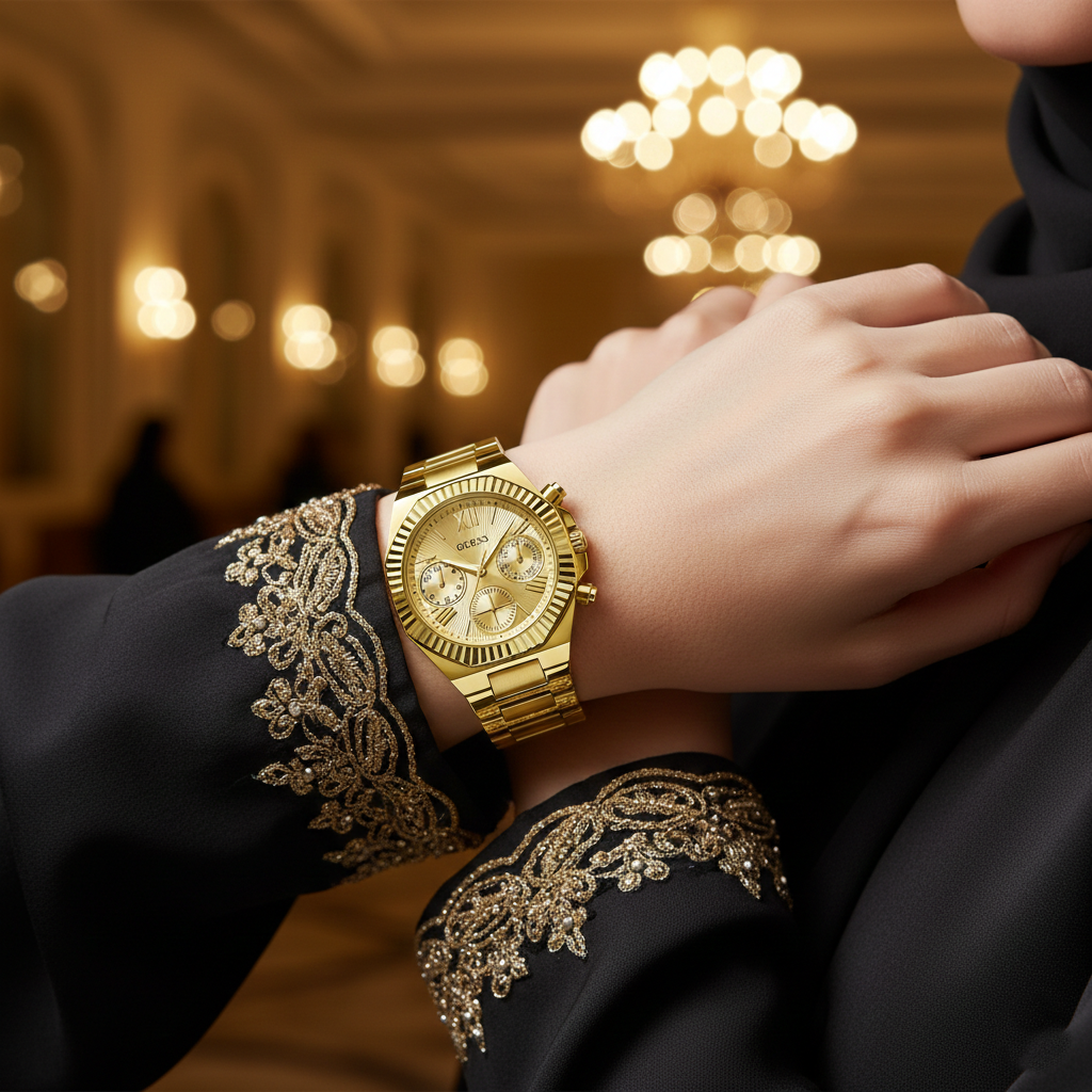 Guess Equality GW0769L2 Gold Tone Stainless Steel Gold Dial Ladies Watch