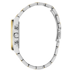 Guess Equality GW0769L4 2-Tone Silver Gold Green Dial Multi-function Watch