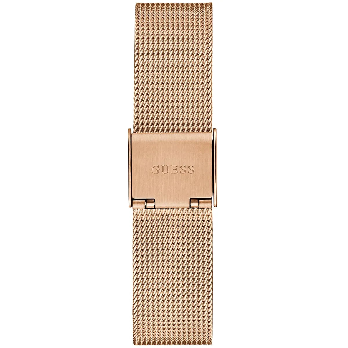 Guess Fame GW0508L3 Rose Gold Triangle Case Mesh Bracelet Watch
