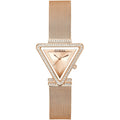 Guess Fame GW0508L3 Rose Gold Triangle Case Mesh Bracelet Watch