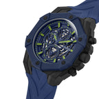Guess Formula GW0579G3 Blue Skeleton Dial Silicone Men's Watch