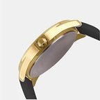 Guess G-Twist W0911L3 Gold Tone Stainless Steel Black Silicone Ladies Watch
