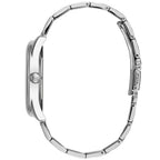 ساعة يد فضية اللون Guess G-Twist W1082L1 مينا بشعار متشابك