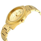 Guess G-Twist W1082L2 Gold Tone Interlocking Logo Dial Watch