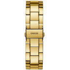 Guess G-Twist W1082L2 Gold Tone Interlocking Logo Dial Watch