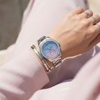 Guess G Twist W1201L1 Silver Stainless Steel Multicolor Glitter Dial Watch