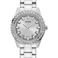 Guess Sparkler GW0111L1 Silver Crystal Baguette Ladies Watch
