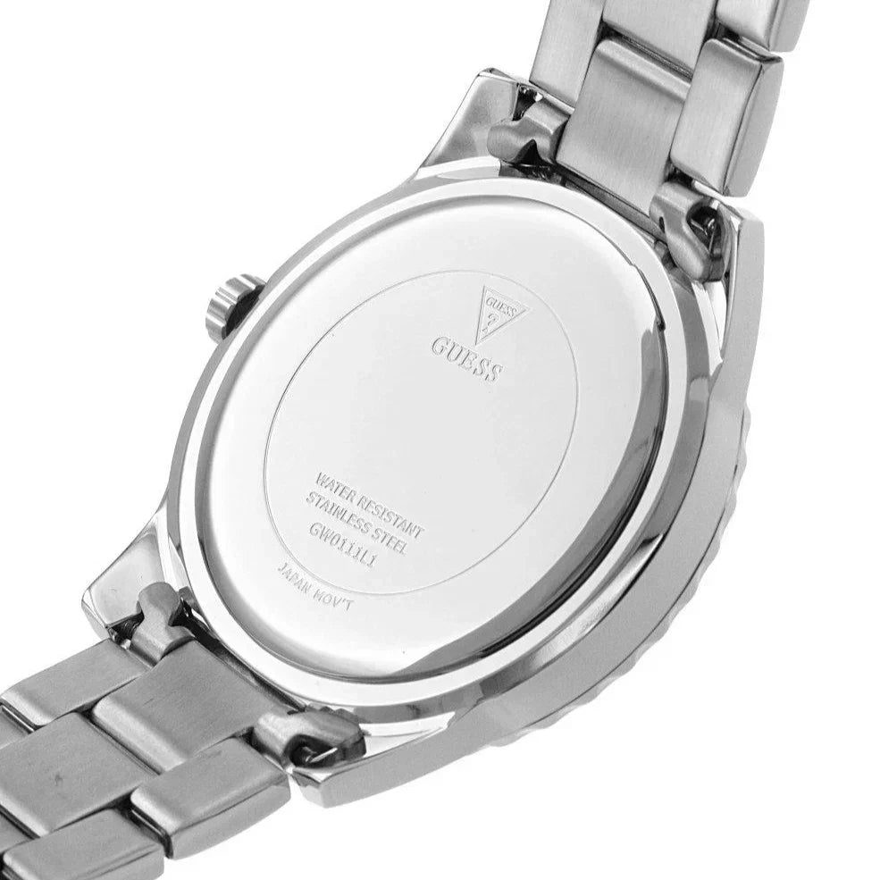Guess Sparkler GW0111L1 Silver Crystal Baguette Ladies Watch