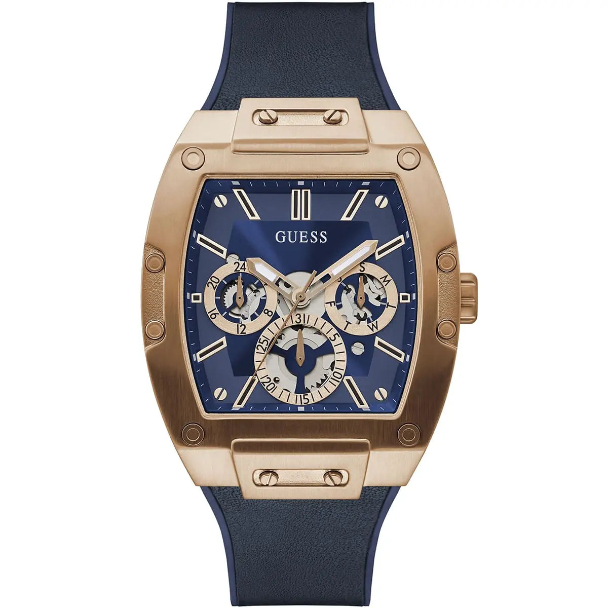 Guess Phoenix GW0202G4 Rose Gold & Blue Men's Watch