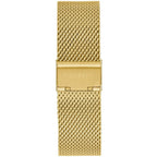 Guess Tailor GW0368G2 Gold Mesh Skeleton Dial Men's Watch