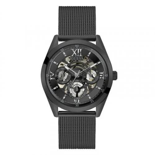 Guess GW0368G3 Men's All-Black Mesh Bracelet Watch