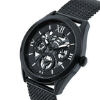 Guess GW0368G3 Men's All-Black Mesh Bracelet Watch