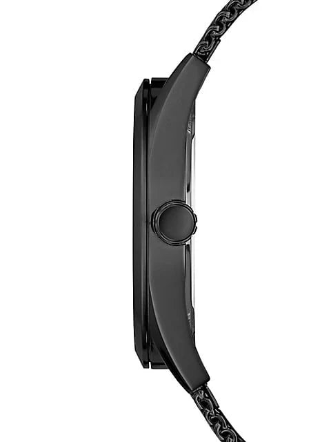 Guess GW0368G3 Men's All-Black Mesh Bracelet Watch